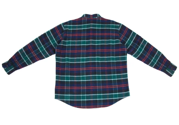 Papas Cotton Checker Button-down Flannel Shirt K-170729_015