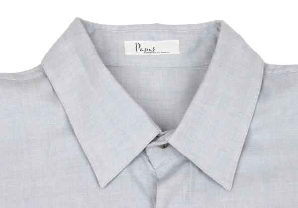 Papas Wool Cotton Long Sleeve Shirt K-170730_003