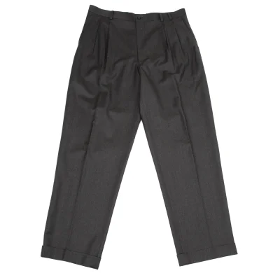 Papas Wool Tuck Pants