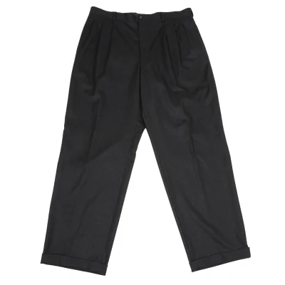 Papas Wool Tuck Pants