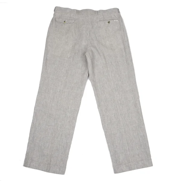 Papas Linen Cotton Glen Check Pants K-170738_010