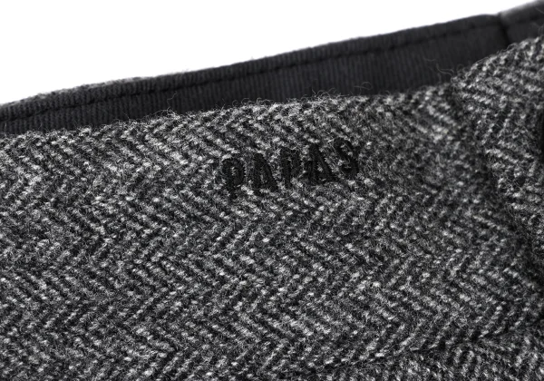 Papas Wool Herringbone Two Tuck Pants K-170740_003
