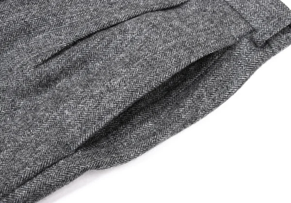 Papas Wool Herringbone Two Tuck Pants K-170740_005