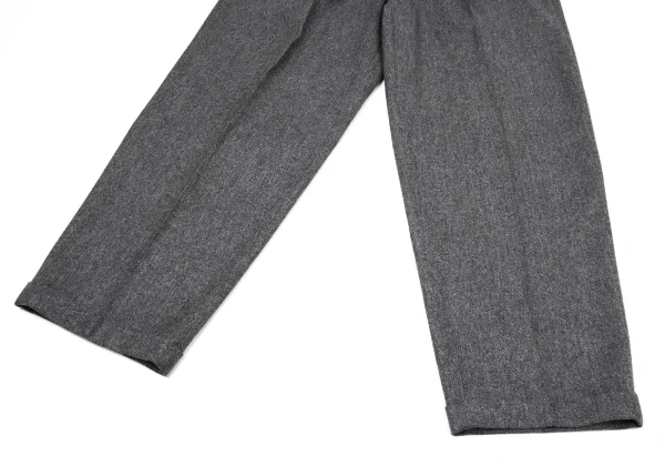 Papas Wool Herringbone Two Tuck Pants K-170740_008