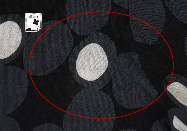 Yohji Yamamoto NOIR Cotton Multi-Dot Cardigan K-170742_004