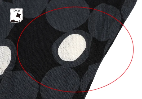Yohji Yamamoto NOIR Cotton Multi-Dot Cardigan K-170742_010