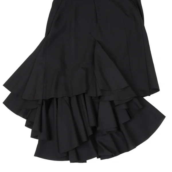 JUNYA WATANABE COMME des GARCONS Poly Wool Reconstruct Frill Skirt K-170743_007