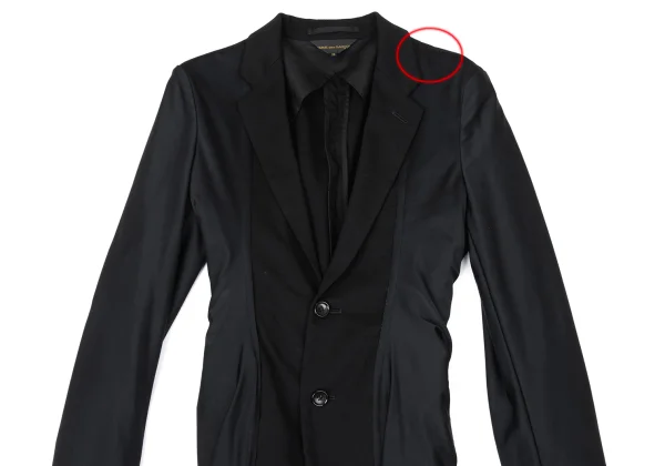 COMME des GARCONS Wool Gabardine Panel Stretch Jacket K-170744_003
