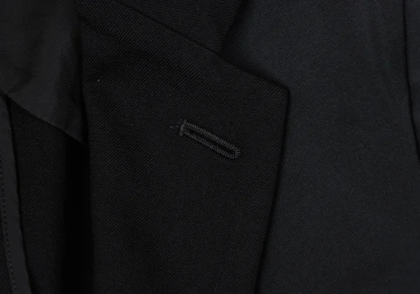 COMME des GARCONS Wool Gabardine Panel Stretch Jacket K-170744_006