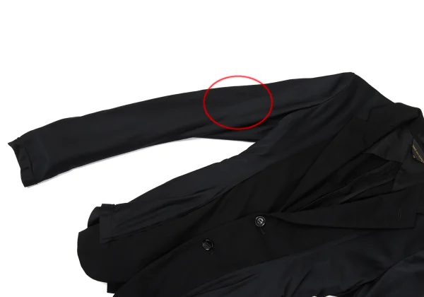COMME des GARCONS Wool Gabardine Panel Stretch Jacket K-170744_008