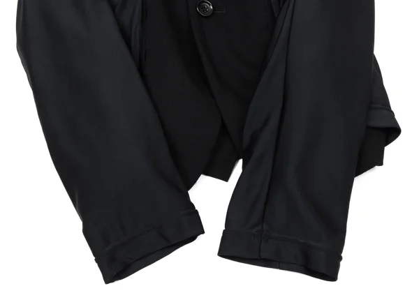 COMME des GARCONS Wool Gabardine Panel Stretch Jacket K-170744_010