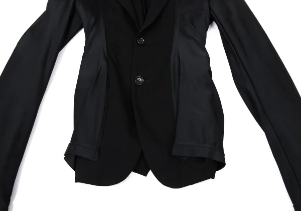 COMME des GARCONS Wool Gabardine Panel Stretch Jacket K-170744_011