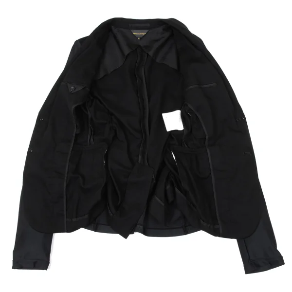 COMME des GARCONS Wool Gabardine Panel Stretch Jacket K-170744_013