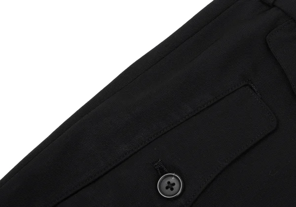 Yohji Yamamoto POUR HOMME Wool Hem Rib Suspender Button Pants K-170746_003