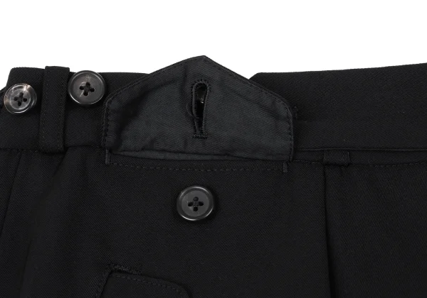 Yohji Yamamoto POUR HOMME Wool Hem Rib Suspender Button Pants K-170746_005