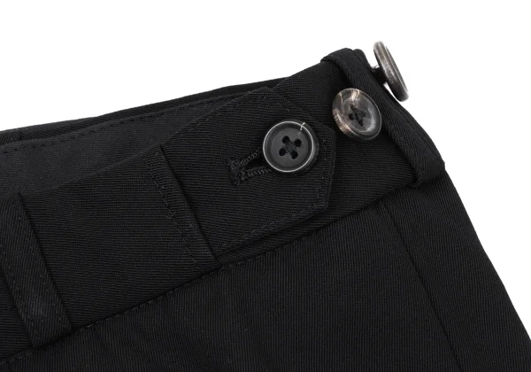 Yohji Yamamoto POUR HOMME Wool Hem Rib Suspender Button Pants K-170746_016