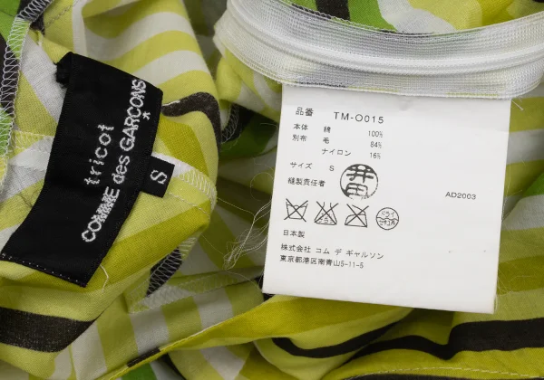 tricot COMME des GARCONS Striped Sleeveless Dress K-170747_014