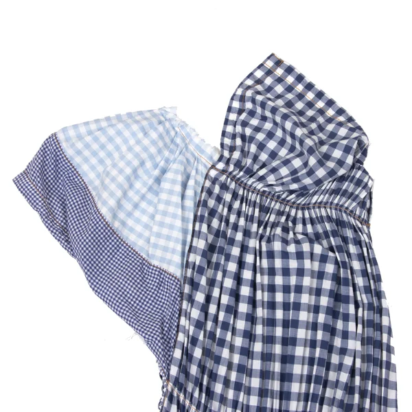 tricot COMME des GARCONS Denim Switching Check Dress K-170750_013