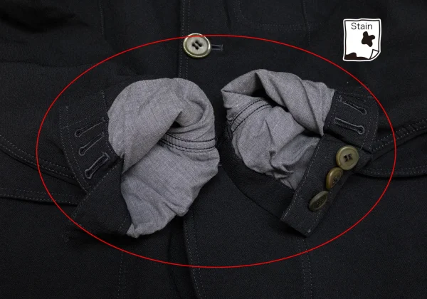 COMME des GARCONS HOMME DEUX Dyed Stitch Pocket Jacket K-170751_009