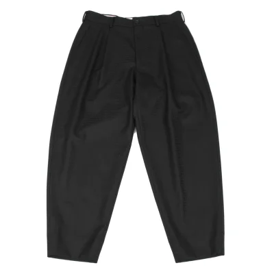 COMME des GARCONS HOMME DEUX Wool Houndstooth Tuck Pants