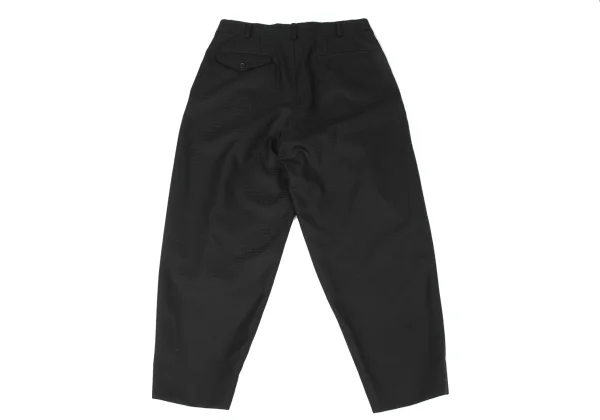 COMME des GARCONS HOMME DEUX Wool Houndstooth Tuck Pants K-170752_010