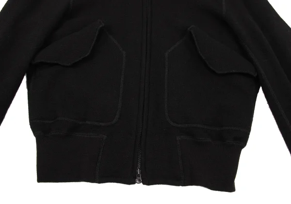 Y's for men Angola Blend Fur Collar Zip Blouson K-170755_007