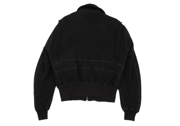 Y's for men Angola Blend Fur Collar Zip Blouson K-170755_011