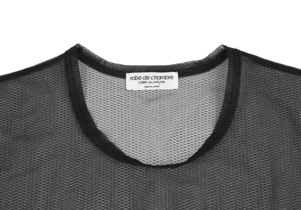 robe de chambre COMME des GARCONS Logo Print Mesh T Shirt K-170758_004