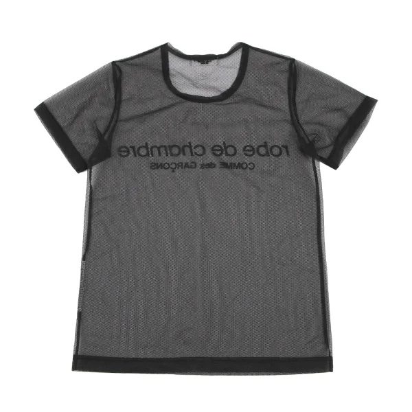 robe de chambre COMME des GARCONS Logo Print Mesh T Shirt K-170758_009