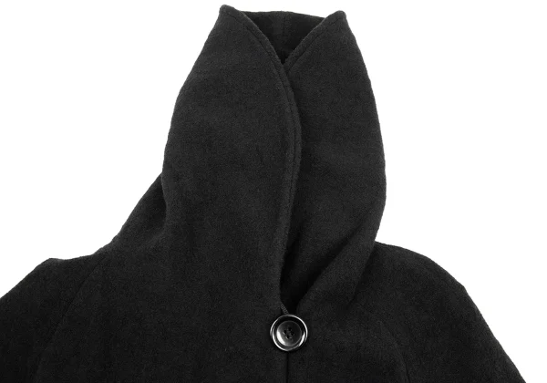 YOSHIE INABA L'EQUIPE Wool Nylon Big Collar Jacket K-170760_005