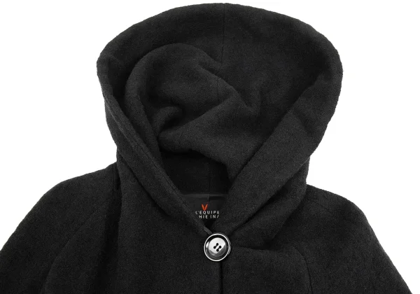 YOSHIE INABA L'EQUIPE Wool Nylon Big Collar Jacket K-170760_006