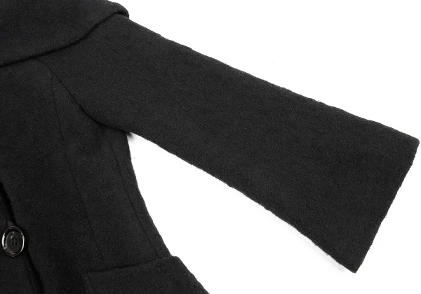 YOSHIE INABA L'EQUIPE Wool Nylon Big Collar Jacket K-170760_007