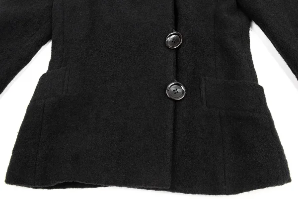 YOSHIE INABA L'EQUIPE Wool Nylon Big Collar Jacket K-170760_009