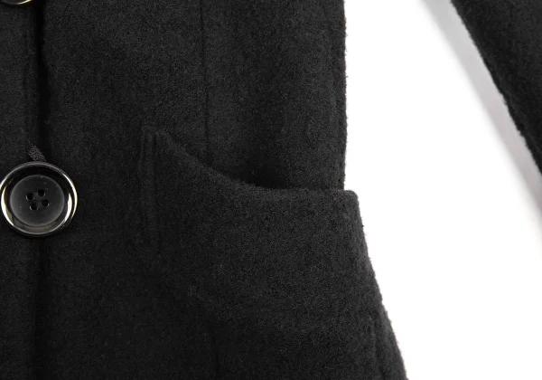 YOSHIE INABA L'EQUIPE Wool Nylon Big Collar Jacket K-170760_010