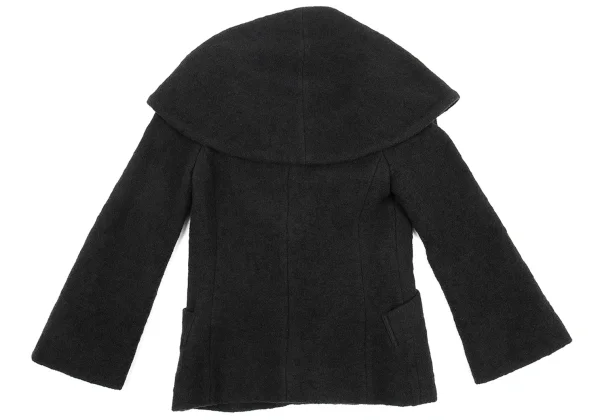 YOSHIE INABA L'EQUIPE Wool Nylon Big Collar Jacket K-170760_013