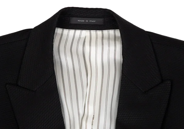 EMPORIO ARMANI Bias Jacquard Rayon Wool Jacket K-170761_003
