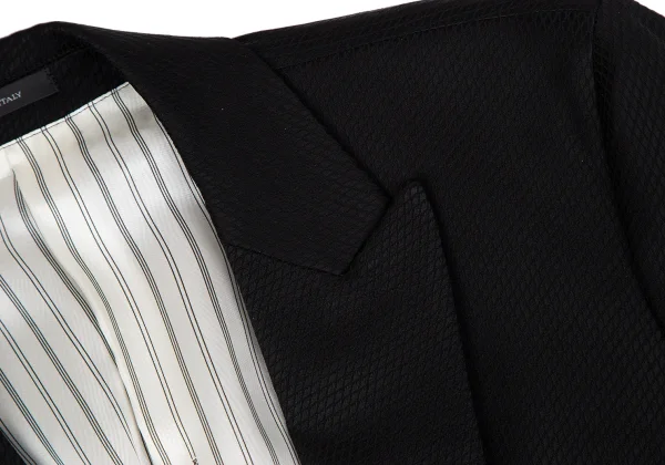 EMPORIO ARMANI Bias Jacquard Rayon Wool Jacket K-170761_004