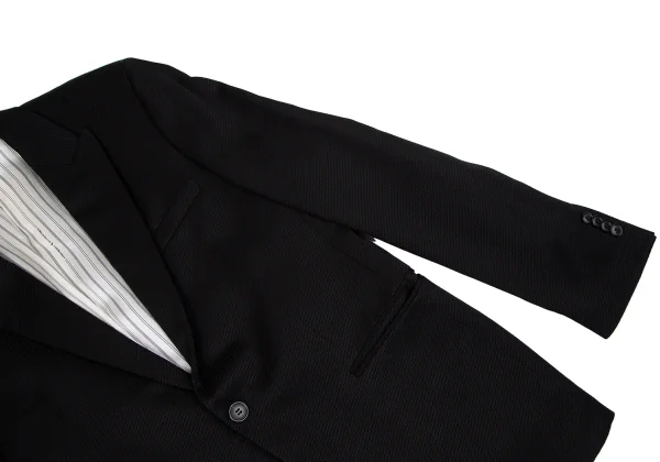 EMPORIO ARMANI Bias Jacquard Rayon Wool Jacket K-170761_006