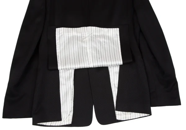 EMPORIO ARMANI Bias Jacquard Rayon Wool Jacket K-170761_015