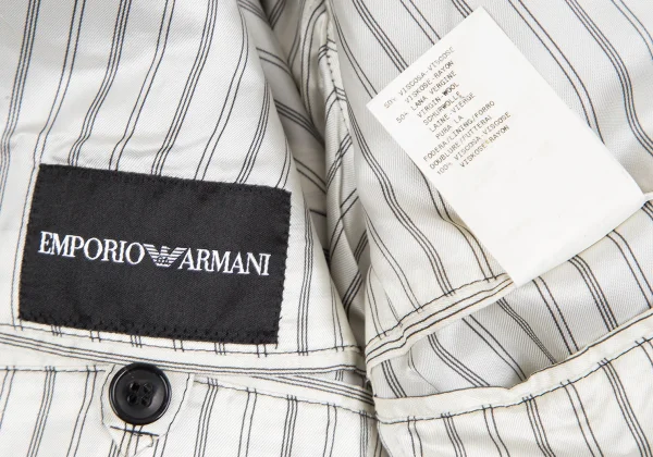 EMPORIO ARMANI Bias Jacquard Rayon Wool Jacket K-170761_017