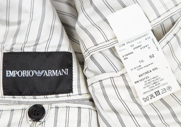 EMPORIO ARMANI Bias Jacquard Rayon Wool Jacket K-170761_018