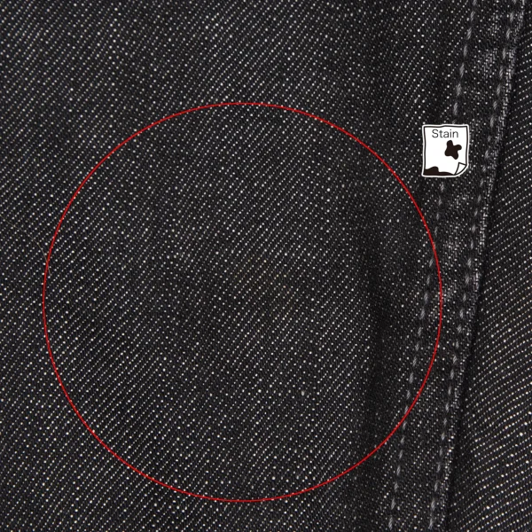 DOLCE&GABBANA Leather Plate Denim Pants K-170764_003