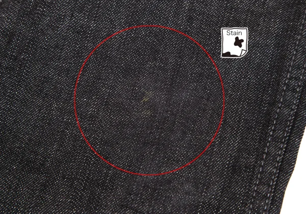 DOLCE&GABBANA Leather Plate Denim Pants K-170764_009