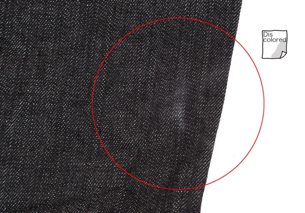 DOLCE&GABBANA Leather Plate Denim Pants K-170764_016