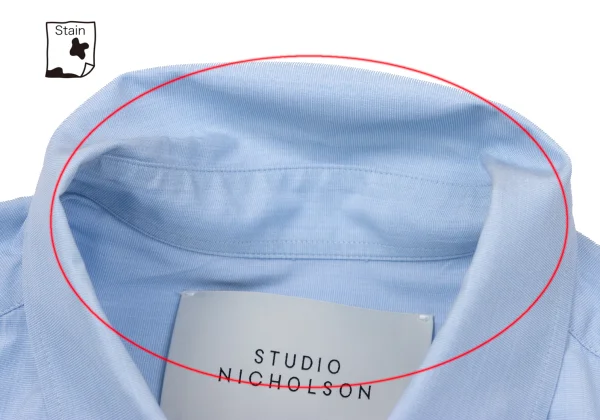 STUDIO NICHOLSON Button Down Cotton Shirt K-170765_004