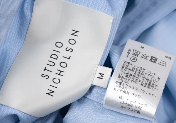 STUDIO NICHOLSON Button Down Cotton Shirt K-170765_017