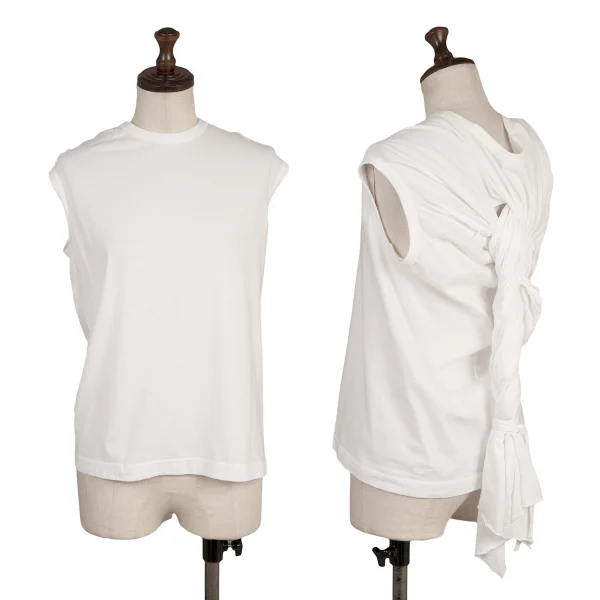 COMME des GARCONS Braided Design Tank Top White XS-S K-170766_001