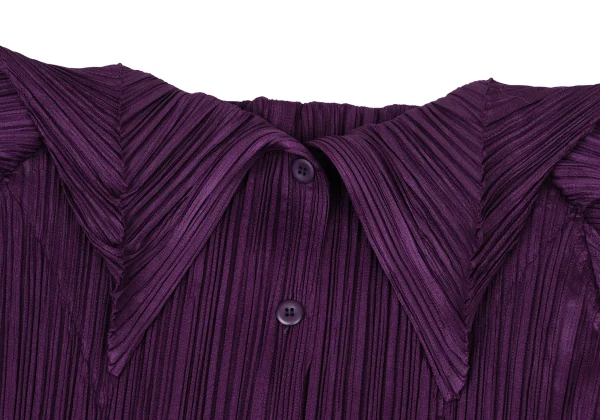 PLEATS PLEASE Pleated Collar Design Shirt K-170770_004
