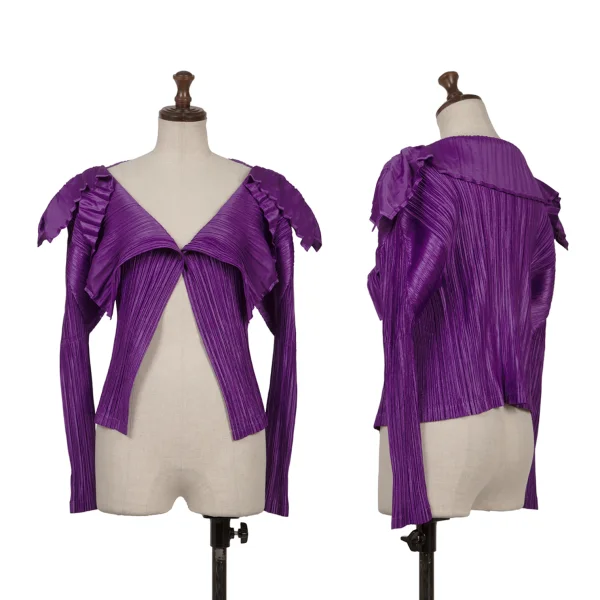 PLEATS PLEASE Pleated 1B Jacket Purple 3 K-170771_001