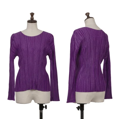 PLEATS PLEASE Metallic Pleats Top